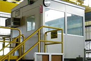 photo of prefabricated control room