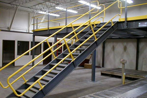 photo of Metal Stairs w handrails