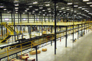 photo of warehouse mezzanine