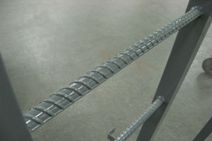 photo of metal ladder detail