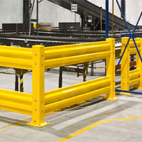 photo of safety guard rails to protect equipment