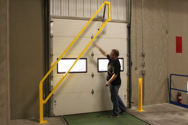 Our New Loading Dock Gate - A-Mezz Blog
