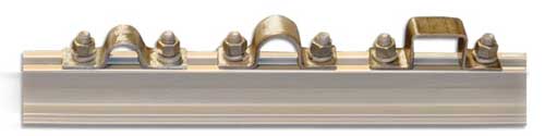 A-Mezz Rigid Rail ladder rung clamp options