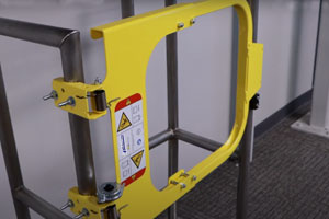 image of ladder safety gate
