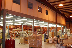 photo of supported inplant office system