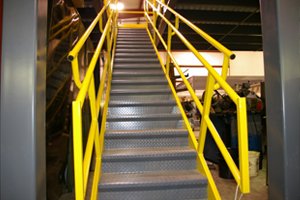 photo of Metal Stairs w handrails