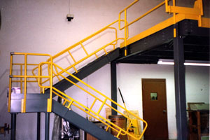 photo of metal staircase